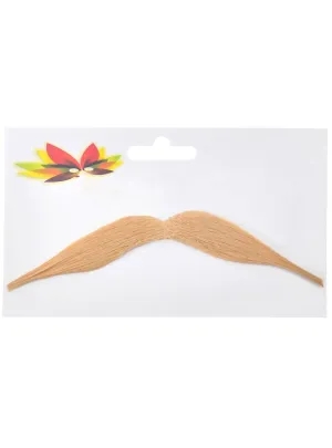 Distinguished Pointed Blonde Stick-on Costume Moustache
