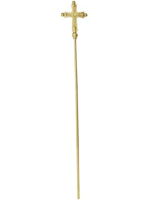 Divine Gold Staff Religious Costume Accessory