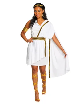 Divine Womens Roman Goddess Toga Costume