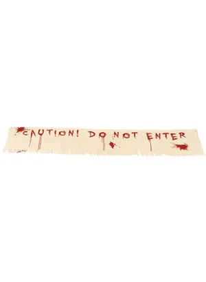 Do Not Enter Bloody Banner Halloween Decoration