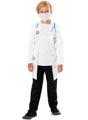 Doctor White Lab Coat Kids Occupation Costume