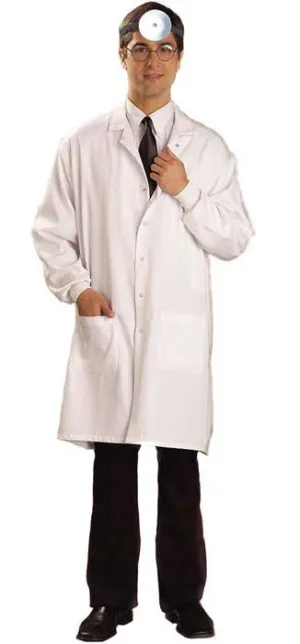 Doctor White Medical Lab Coat Mens Costume