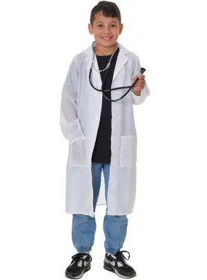 Doctor's Lab Coat Kids White Lab Coat Dress Up Costume