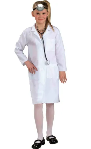 Doctor's White Lab Coat Kids Dress Up Costume