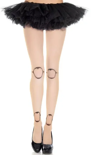 Doll Knee Joint Nude Halloween Stockings