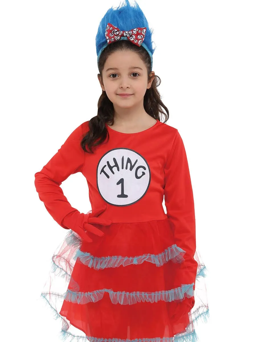 Dr Seuss Inspired Thing 1 Girls Book Week Costume