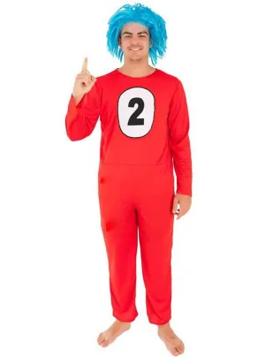Dr Seuss Inspired Thing 2 Adults Book Week Costume