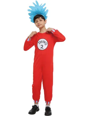 Dr Seuss Inspired Thing 2 Kids Book Week Costume