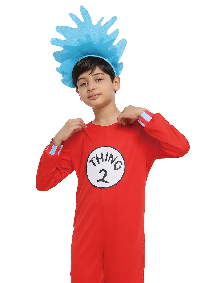 Dr Seuss Inspired Thing 2 Kids Book Week Costume