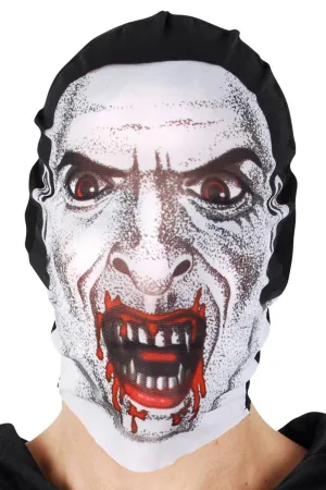 Dracula Adults Printed Vampire Stocking Mask