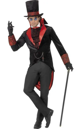 Dracula Vampire Mens Halloween Costume