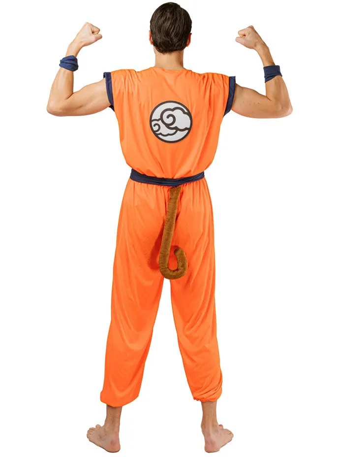 Dragon Ball Z Mens Kung Fu Man Anime Costume