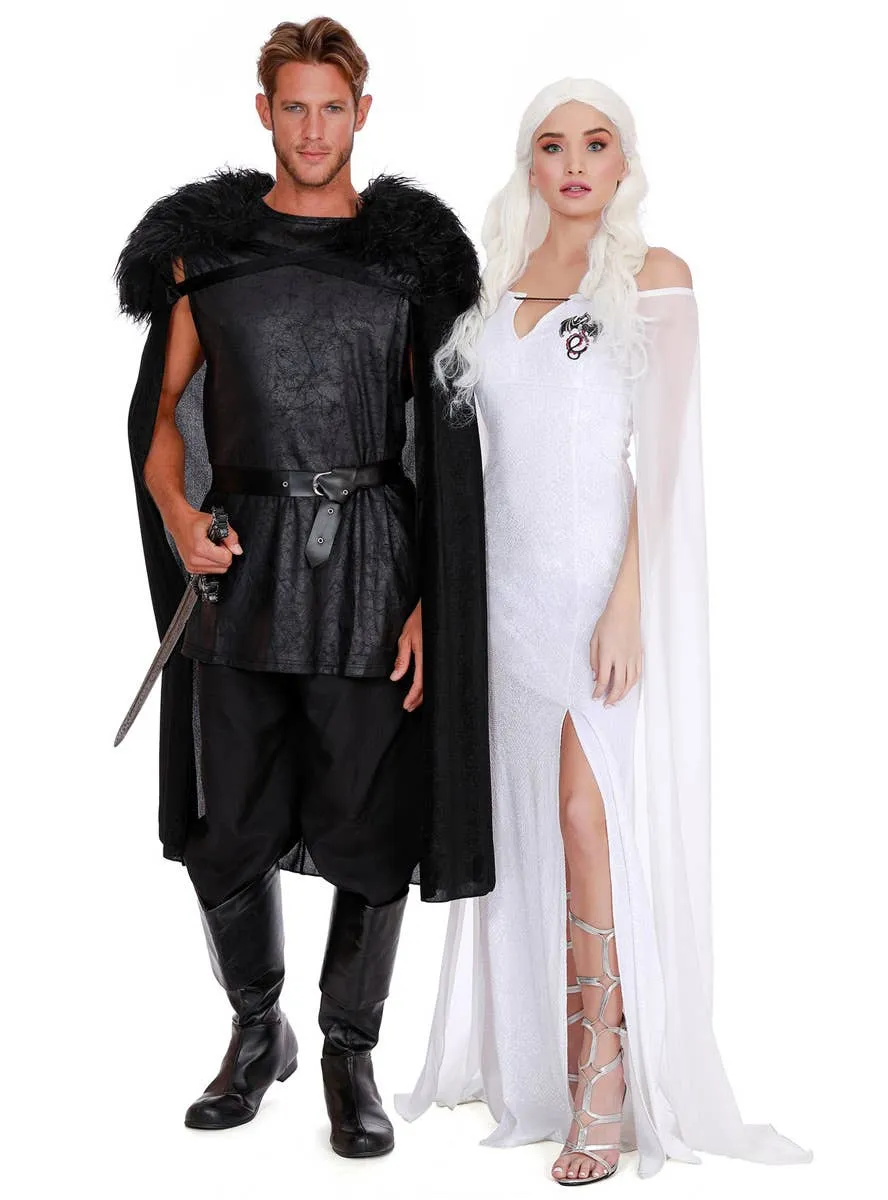 Dragon Beauty Womens White Daenerys Targaryen Costume