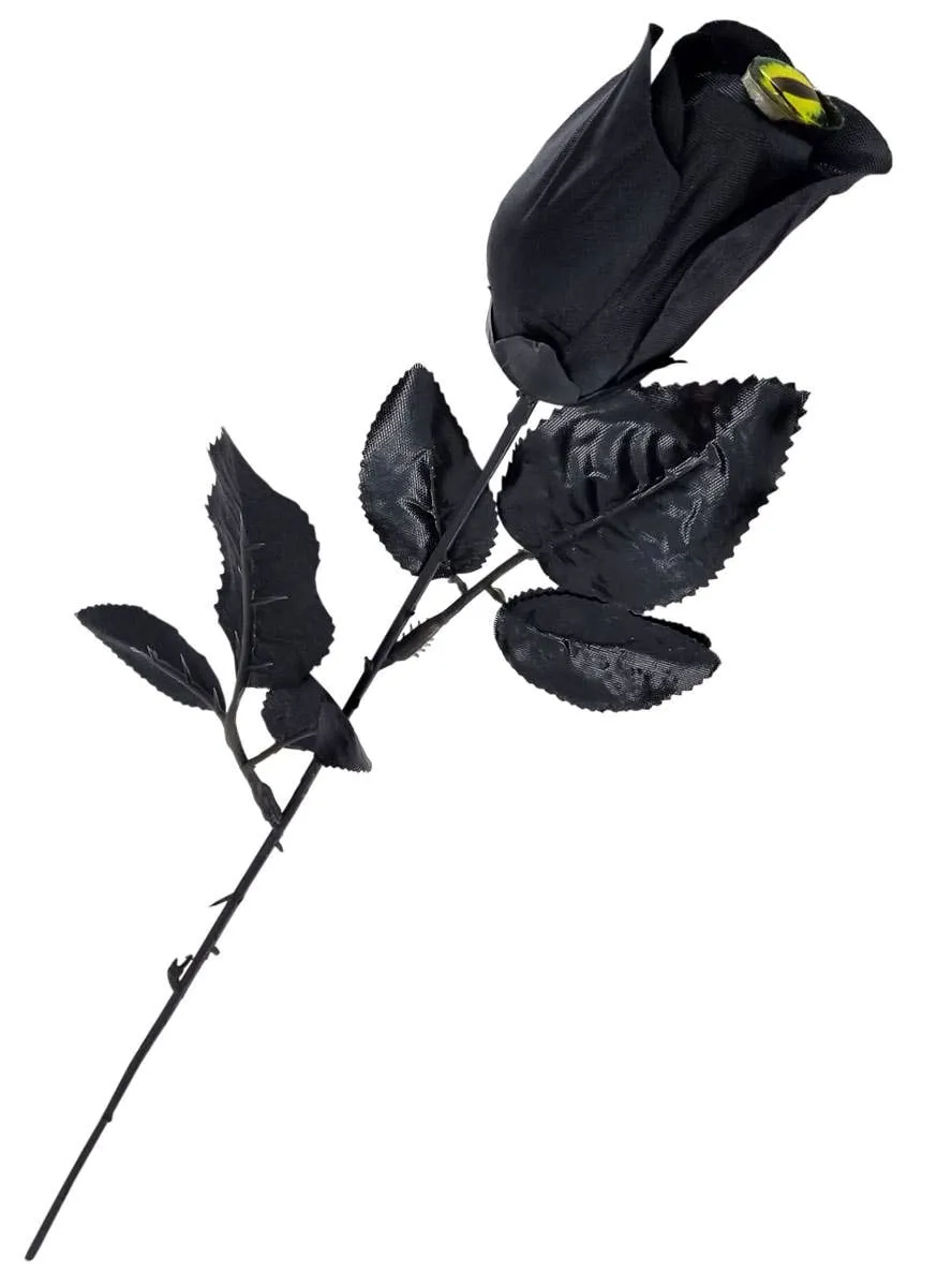 Dragon Eye Black Rose Halloween Costume Accessory