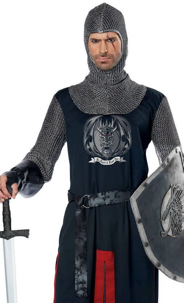 Dragon Knight Mens Medieval Fancy Dress Costume
