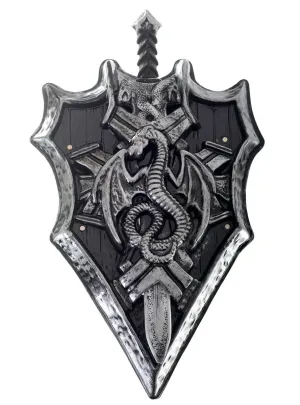 Dragon Knight Shield and Sword Costume Weapon Set