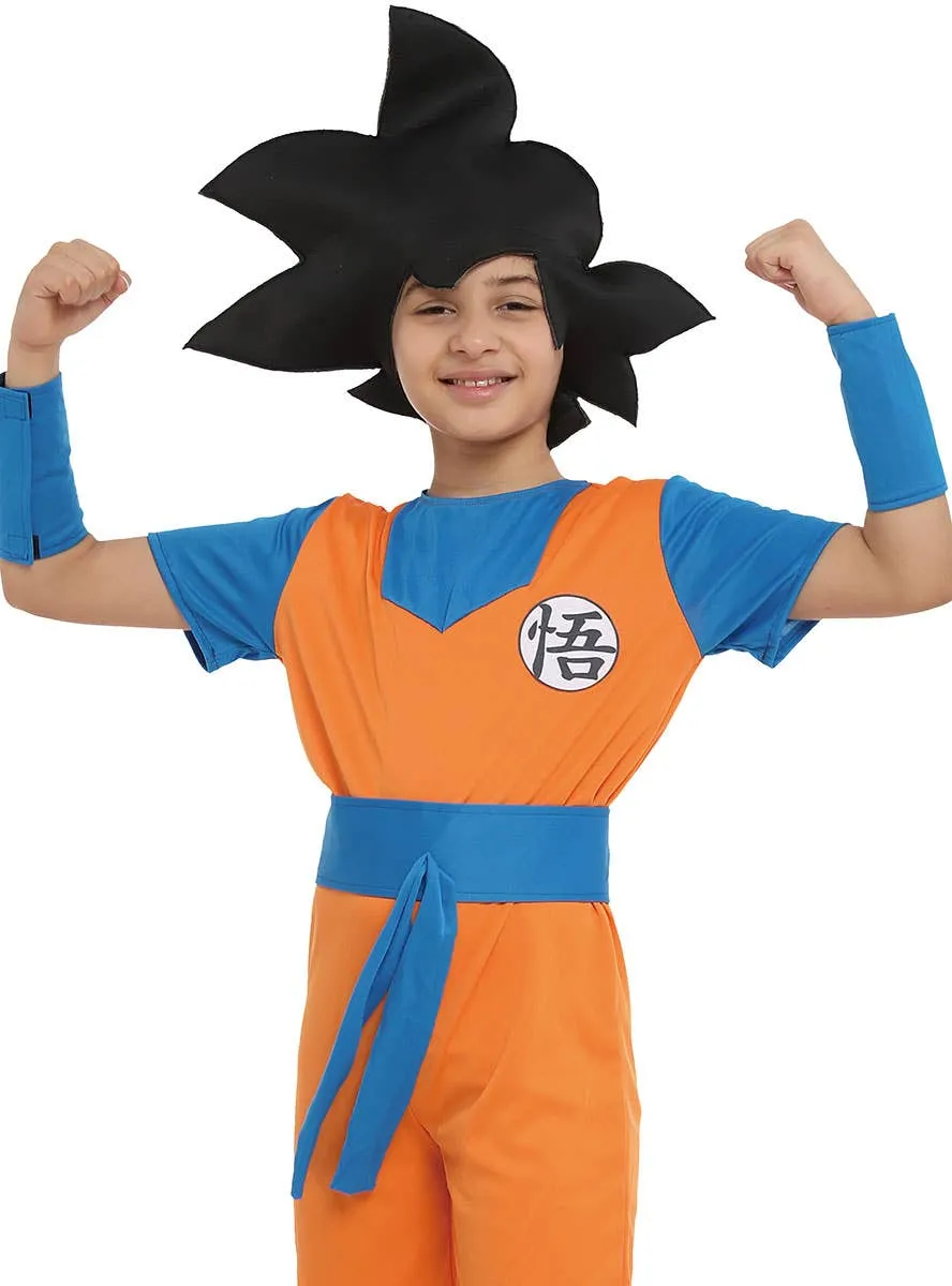 Dragonball Inspired Super Sayan Goku Boys Costume