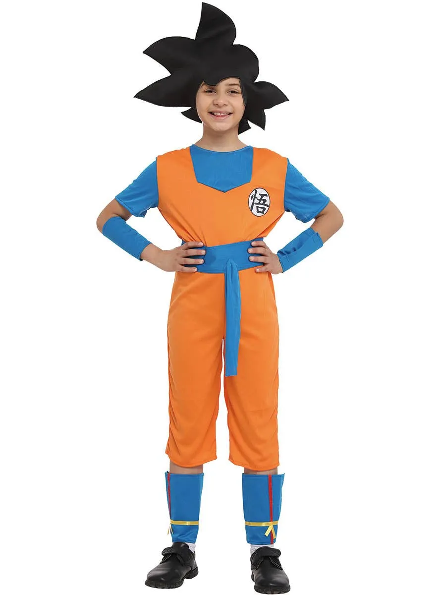 Dragonball Inspired Super Sayan Goku Boys Costume