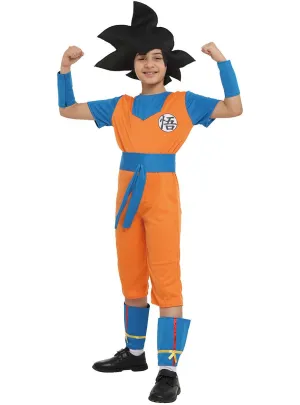 Dragonball Inspired Super Sayan Goku Boys Costume