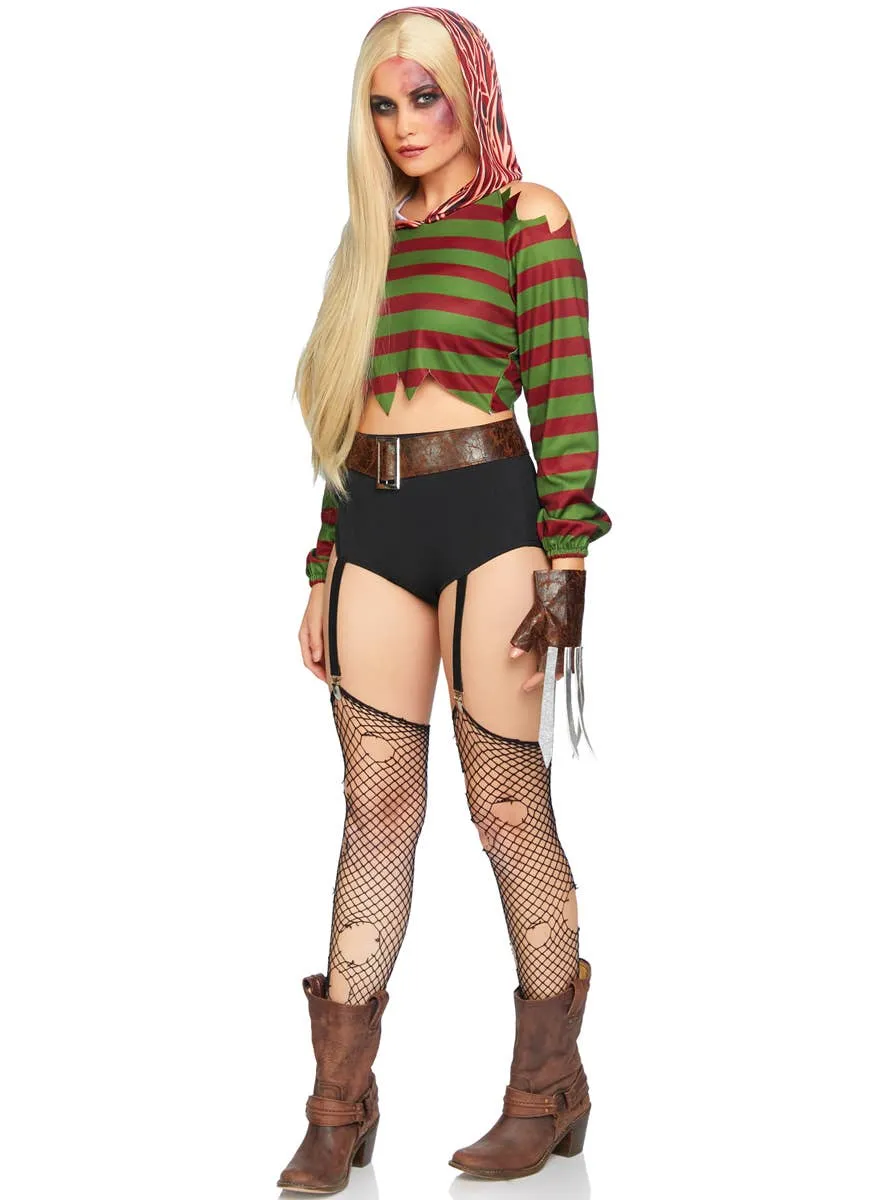 Dream Killer Womens Sexy Freddy Halloween Costume