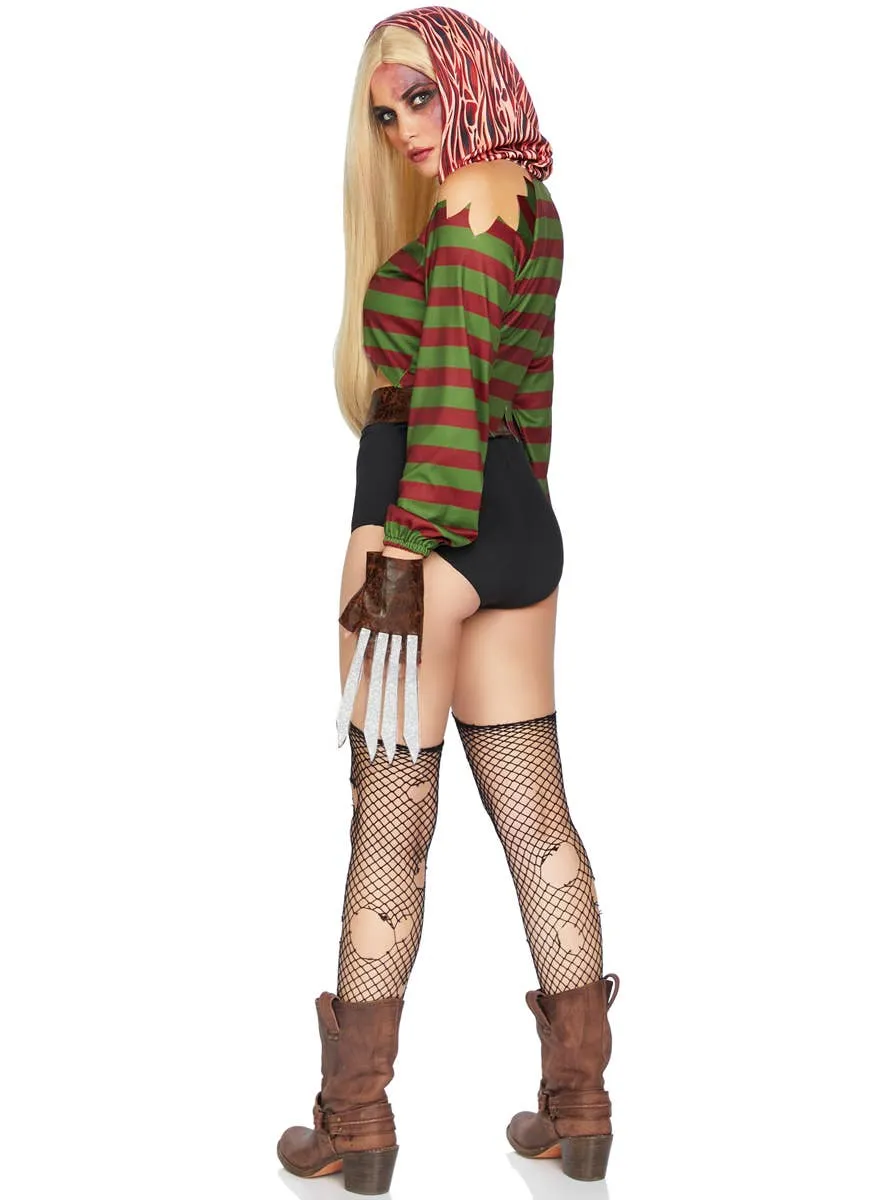 Dream Killer Womens Sexy Freddy Halloween Costume