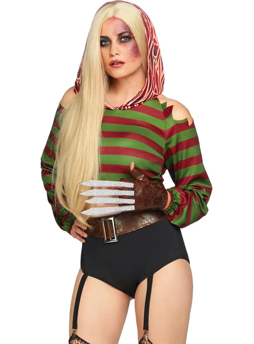 Dream Killer Womens Sexy Freddy Halloween Costume