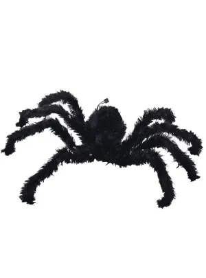 Dropping Black Animated Spider Halloween Decoration
