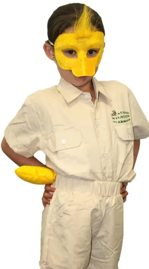 Duck Mask and Tail Costume Accessory Set