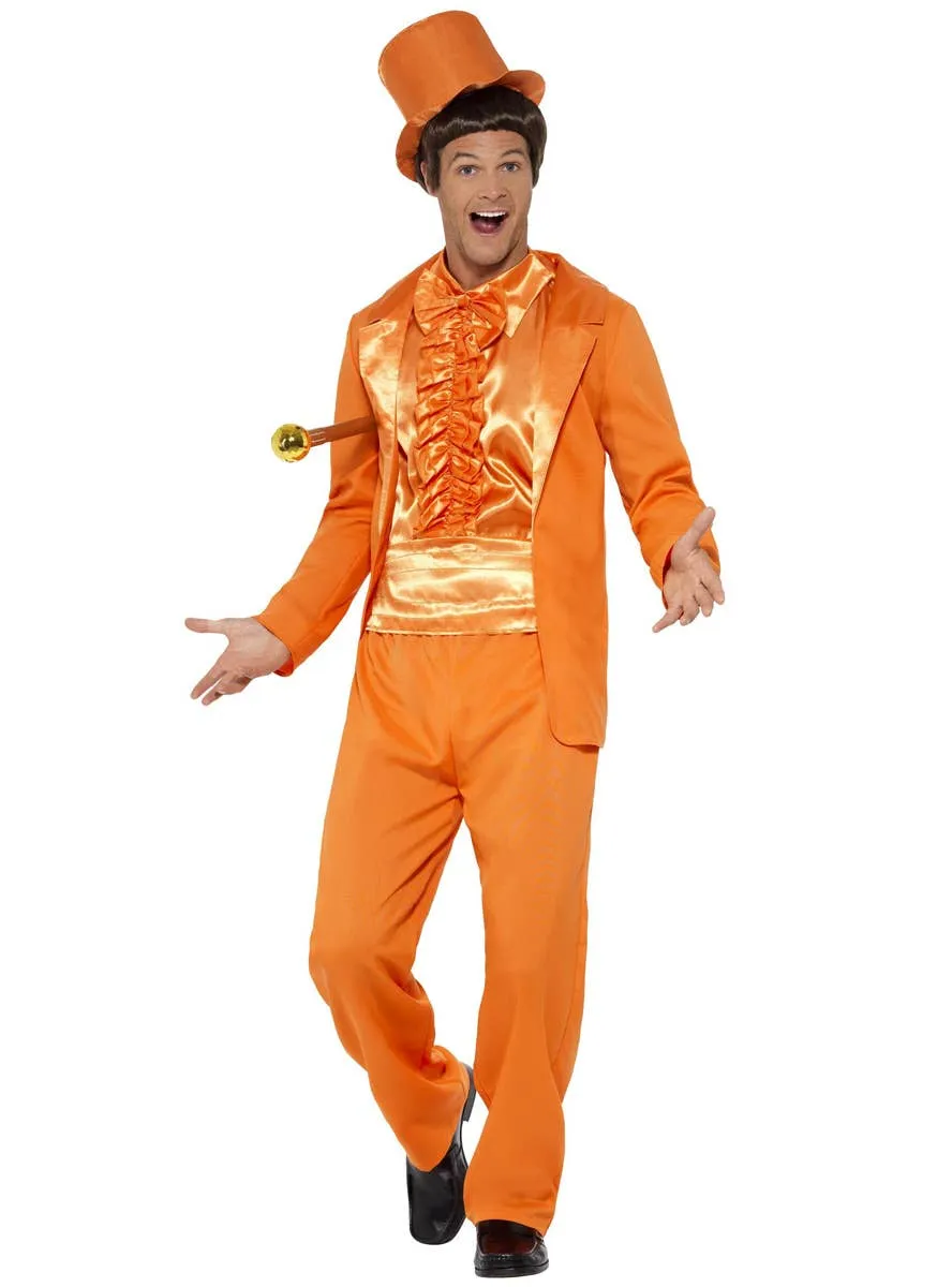 Dumb and Dumber Orange Tuxedo Mens 90s Costume