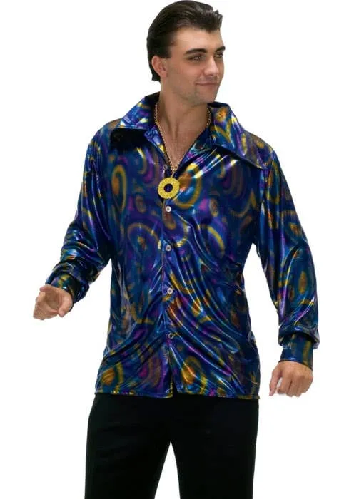 Dynamite Dude 70s Disco Costume Shirt