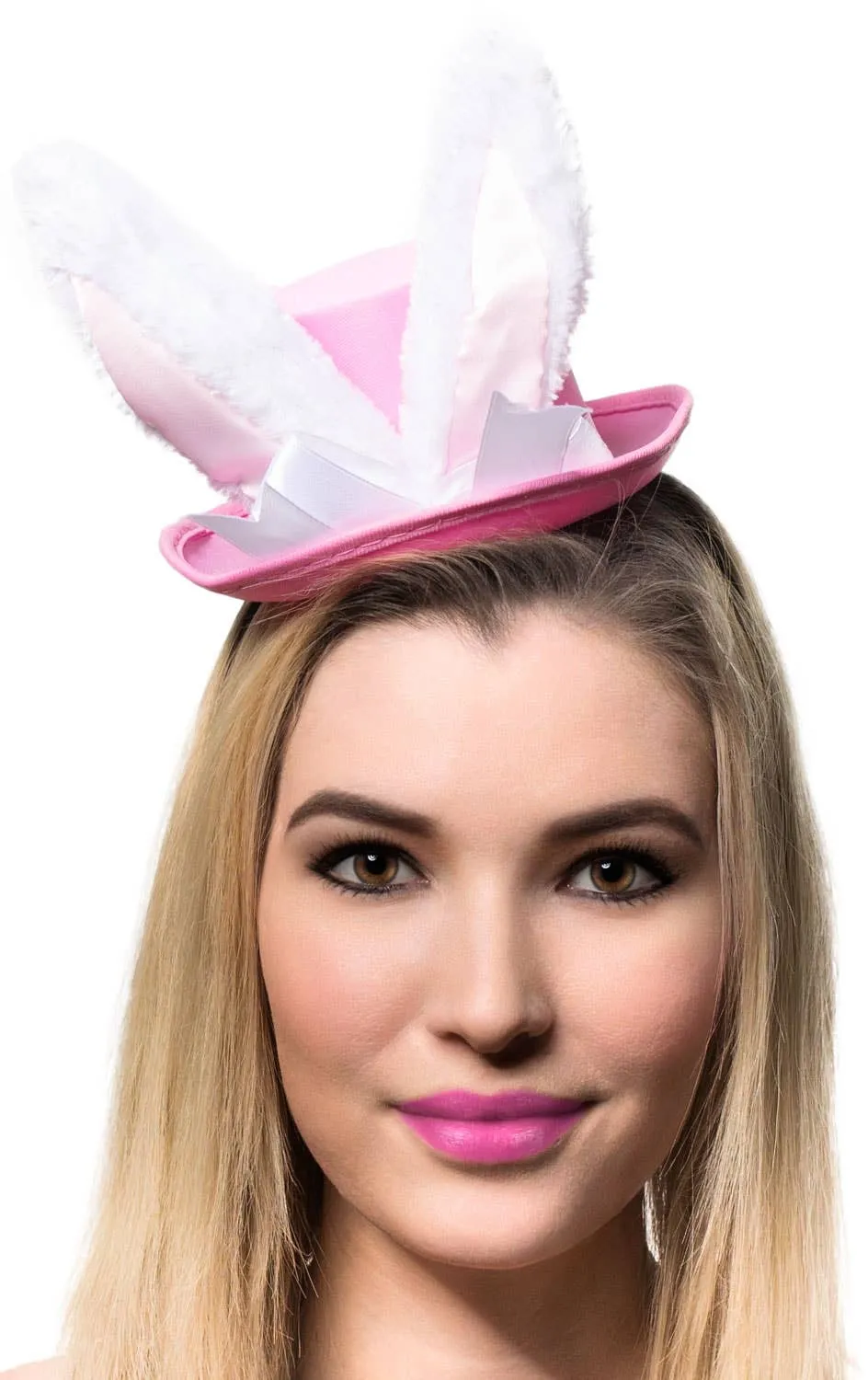 Easter Bunny Cute Pink Mini Top Hat
