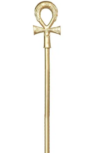 Egyptian Pharaoh Gold Staff Costume Accessory
