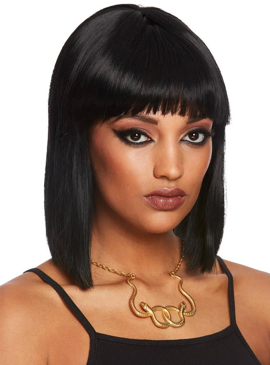 Egyptian Queen Gold Snake Costume Necklace