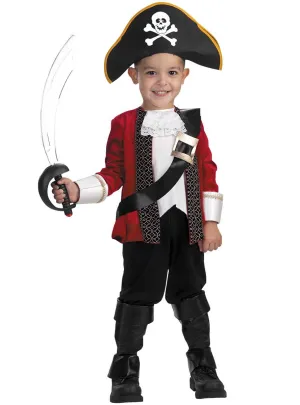 El Capitan Toddler Boys Pirate Captain Costume