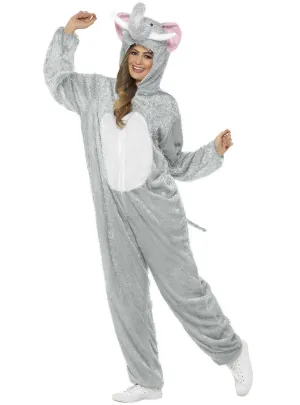 Elephant Womens Onesie Fancy Dress Costume