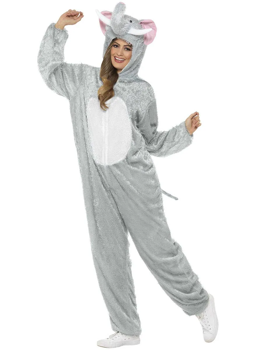 Elephant Womens Onesie Fancy Dress Costume