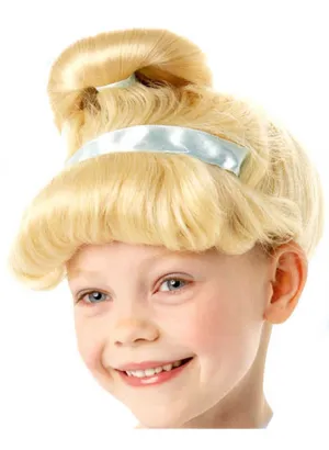 Ella Girls Blonde Princess Costume Wig