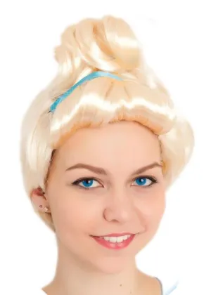 Ella Womens Blonde Princess Costume Wig