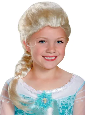 Elsa Girls Officially Licensed Frozen Blonde Costume Wig