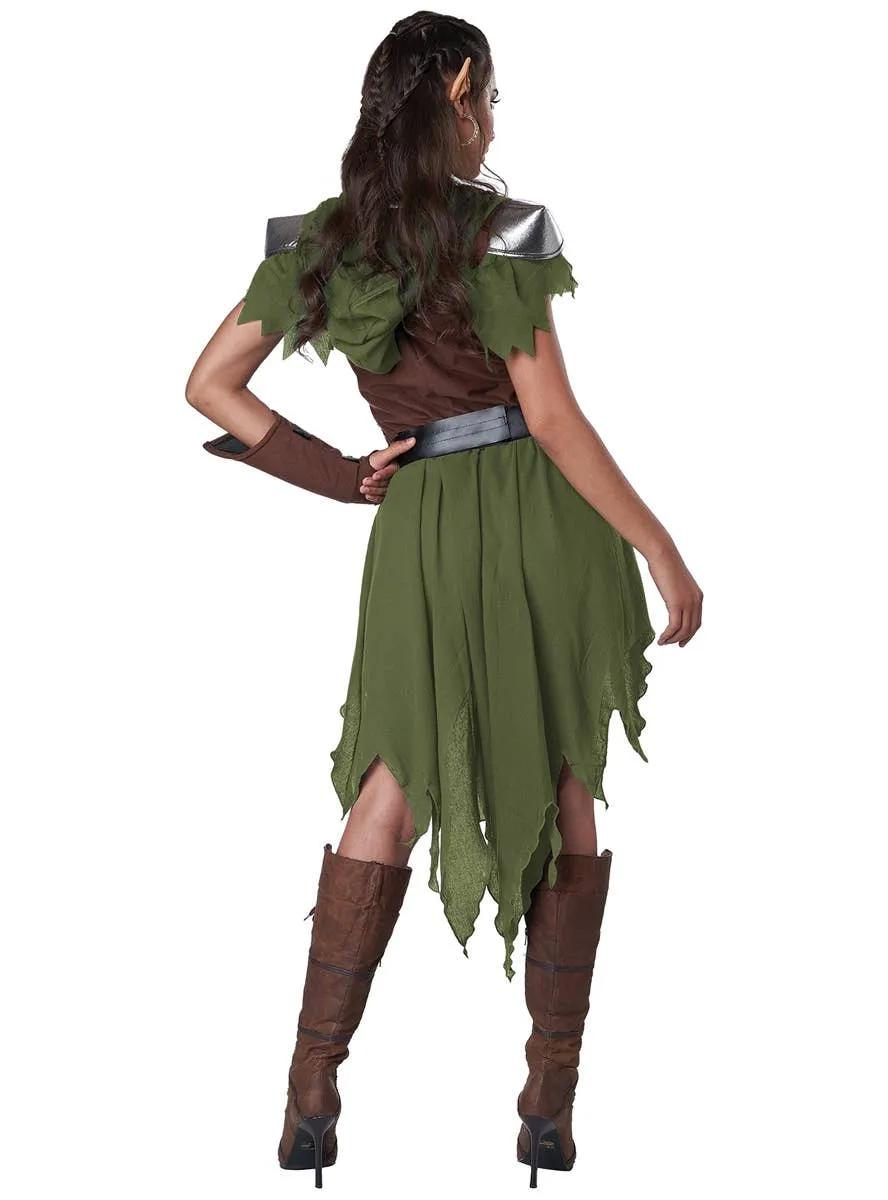 Elven Archer Womens Medieval Hunter Costume