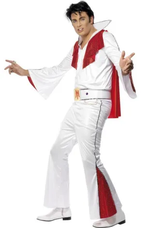 Elvis Lives 50s Mens King of Rock Costume