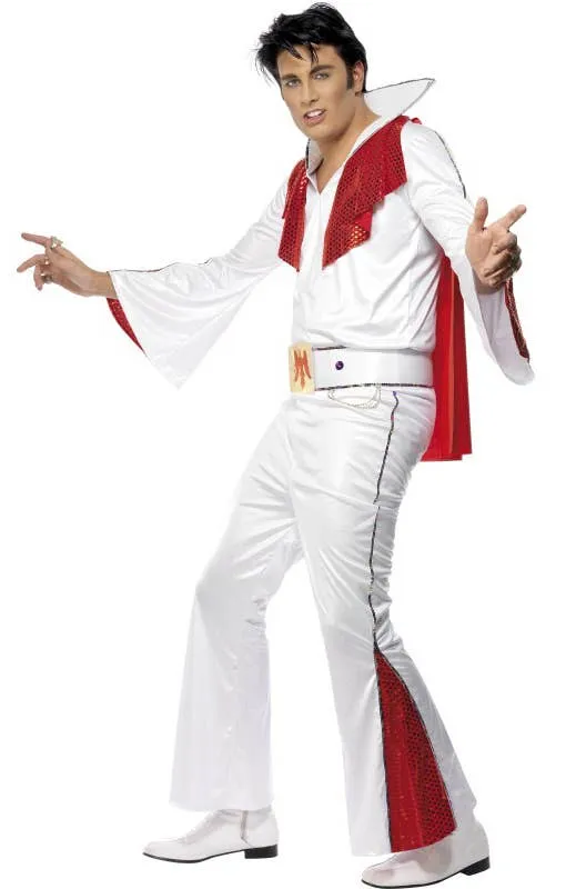 Elvis Lives 50s Mens King of Rock Costume