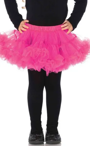 Enchanted Girls Pink Costume Petticoat
