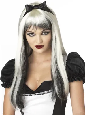 Enchanted Tresses Womens Blonde and Black Wig