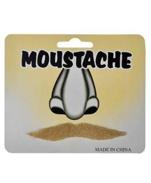 English Gentleman's Blonde Moustache Costume Accessory