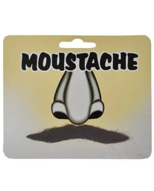 English Gentleman's Brown Costume Moustache