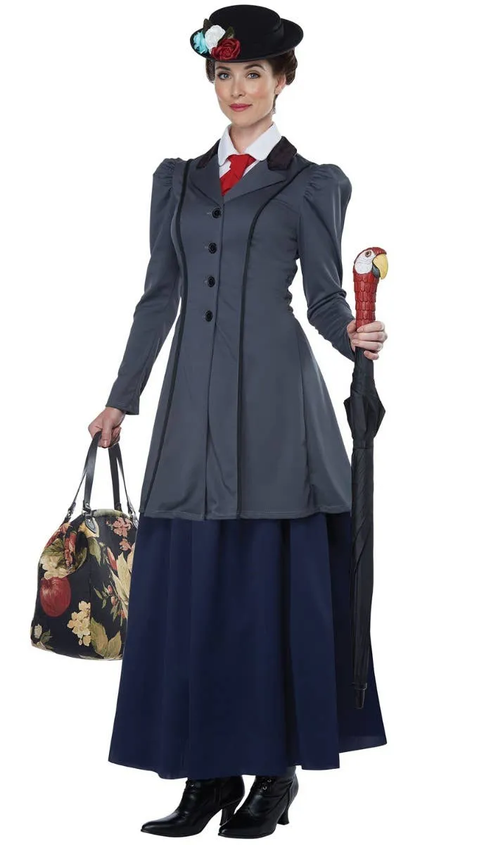 English Nanny Womens Mary Poppins Book Week Costume