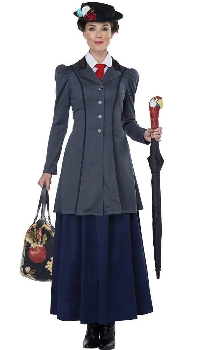 English Nanny Womens Mary Poppins Book Week Costume
