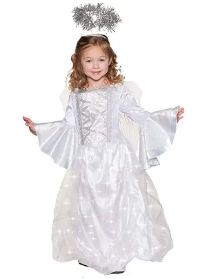 Ethereal White Light Up Angel Girls Costume