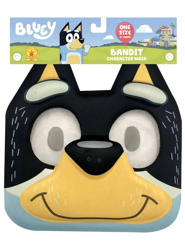 EVA Foam Bluey Kids Bandit TV Character Mask